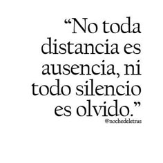 an image of a man with glasses on his head and the words'no toda distancia es ausencia, ni tod sistencioo