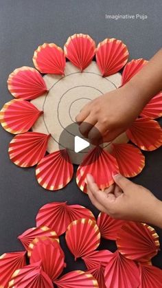 Instagram Flower Wall Decor Diy, Paper Bouquet Diy, Cardboard Crafts Decoration, Hearts Paper Crafts, Diy Diwali Decorations, Arijit Singh, Paper Flower Decor, Paper Craft Tutorials