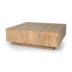 a square wooden table top on a white background