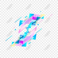 an abstract colorful background with triangles and dots on the bottom, transparent material is also used for