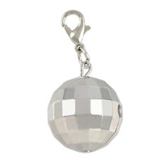 Buy the Disco Ball Charm by Bead Landing™ at Michaels. Create an adorable necklace or bracelet with this disco ball charm from Bead Landing. For a quick outfit embellishment just slide the charm onto a simple chain or ribbon and style as desired. Create an adorable necklace or bracelet with this disco ball charm from Bead Landing. For a quick outfit embellishment just slide the charm onto a simple chain or ribbon and style as desired. Details: Rhodium colored 19 mm Lobster clasp Zinc alloy and i Disco Ball Keychain, Mirror Ball Earrings, Disco Ball Earrings, Disco Ball Necklace, Gold Disco Ball Earrings, Quick Outfits, Disco Ball, Zinc Alloy, Charm Jewelry