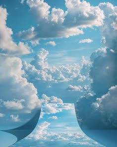 the sky is filled with clouds and there are only one person standing on the edge