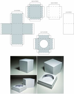 the instructions for how to make an origami box with lid and bottom opening