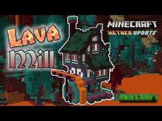 an image of lava mine with the text lava mine next to it and a small house in