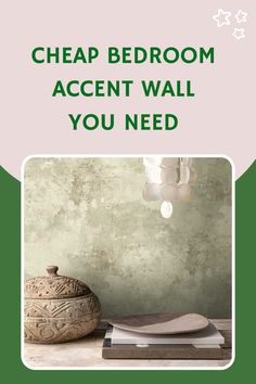 an advertisement for a bed room accent wall you need