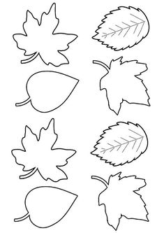 fall leaves coloring page for kids to print out and color on their own autumn leaf coloring pages