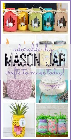 mason jar crafts to make today