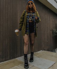 Rock Festival Outfit, Nicole Alyse, Aesthetic Symbols, Flannel Outfits, Aesthetic Grunge Outfit, Blog Content, Fall Fashion Outfits