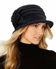 PRICES MAY VARY. Material of the vintage cloche hat,Wool blend,100% wool,high qulity, very nice feel in your hand. Vintage felt cloche hats,Knitted cloche for women,Hat circumference 22.04''-22.83",height 4.72", this hat has a inner strap, the drawstring ribbon inside the rim of the hat can adjustable the hat size to fit you. Vintage 1920s style derby hats for women with a classic design, Classy and stylish vintage hats,simple elegant and generous, comfortable and very attractive. This black clo Chic Adjustable Cloche Hat For Winter, Fitted Cloche Winter Hat, Winter Fitted Cloche Hat, Chic Cloche Hat For Fall, Fitted Winter Cloche Hat, Wool Brimmed Cloche Hat For Winter, Chic Wool Cloche Hat For Winter, Fall Wool Cloche Hat, Retro Winter Cloche Hat With Short Brim