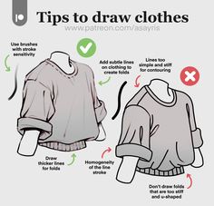 Drawing Clothes Tutorial, Clothes Anatomy, Asayris Art, Draw Folds, Anatomy Drawing Practice, Tips To Draw, Skirt Drawing, Drawing Bases, Drawing Study