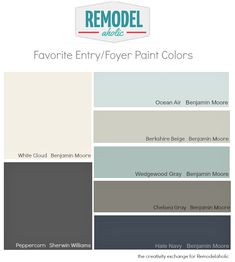 the color scheme for favorite paint colors