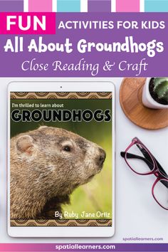 groundhogs are fun activities for kids all about groundhogs close reading and craft