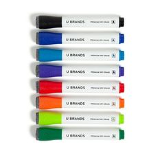 five different colored markers with the words u brands on them