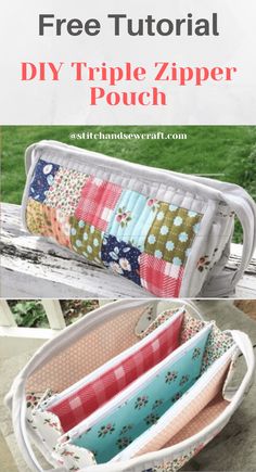 an image of a purse with the title free sewing pattern and instructions to make it