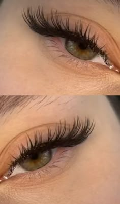 Lashes Fake Eyelashes, Lash Extensions Makeup, Cat Eye Lash, Eyelash Extensions Styles, Perfect Eyelashes, Pretty Lashes, Natural Eyelash Extensions, Eyelash Extentions