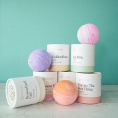 Therapeutic Bath Balm Ball – Hip & Humble Bath Salts Packaging Ideas, Bath Products Packaging, Bath Bomb Packaging, Bath Balms, Basil Essential Oil, Vegan Bath Products, Jasmine Essential Oil, Clary Sage Essential Oil, Cracker Jack