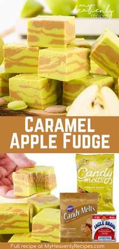 caramel apple fudge is an easy dessert recipe