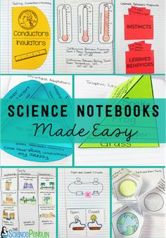 science notebooks made easy for kids to practice their writing skills and learning about the environment