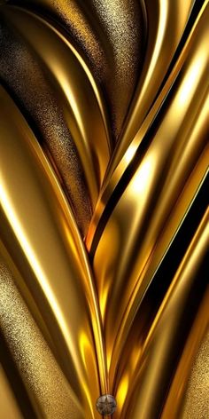 an abstract gold background with wavy lines