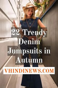 20 Must-Have Denim Jumpsuits to Rock Your Fall Wardrobe: Denim Jumpsuits in Autumn 44 Jean Jumpsuit Outfit Winter, Denim Jumpsuit Outfit Fall, Non-stretch Denim Jumpsuit For Fall, Medium Wash Full-length Denim Jumpsuit For Spring, Denim Jumpsuit Outfit Winter, Fall Button-up Medium Wash Denim Jumpsuit, Casual High Rise Denim Jumpsuit, Cheap