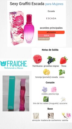 •un perfume delicioso,frutal  •no tan dulce  •perfecto para usar diario me encanta. Homemade Skin Care, Perfume Collection, Tile, Fragrance