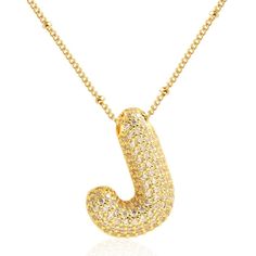 PRICES MAY VARY. 💎Brand: Apzzic Jewelry 💎Measurement: Color: Gold; Ball Chain Length:18inches. This lobster clasp necklace can be worn alone or layered with your other necklaces. 💎Material: The bubble letter pendant necklace is made of 18K Gold Plated and 5A cubic zirconia, solid and durable.The chain will not get tarnished or change color. 💎Design: You can choose letters related to your name, family and friends. This is a meaningful gift for your loved one,wearing an initial necklace is a c Cz Initial Necklace, Gold Letter A, Bubble Alphabet, Letter Name Necklace, Necklace For Women Gold, Bubble Letter, Letter Pendant Necklace, Bubble Letters, Clasp Necklace