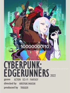 the poster for cyberpunk edgerunners