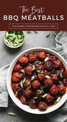 Yummy BBQ meatballs, easy to make for parties and holiday gatherings. Easy Bbq Meatballs, Slow Cooker Bbq Meatballs, Meatballs From Scratch, Meatball Appetizers, Bbq Meatball Recipe, Easy Meatballs, Best Christmas Appetizers, Sauce Cocktail, Tender Ribs