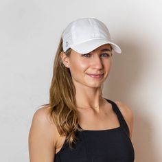 Sun Goddess, White, UPF 50+ US Patent: 11,452,326 B2 Female Fit. Form. Function: The new standard in caps for Women by VIMHUE ProfileFitTM : designed for anatomy of female head Cap circumference scientifically based Panel height specifically sized for above the ear comfort Tapered panels provide cap stability for endurance sports Form: Stylish, sleek design for the modern woman Satin, smooth texture to touch Contemporary and custom color palettes Function: Ponytail freedom!! Hair up, down and ev White Lightweight Sun Hat With Upf 50+, Trendy Upf 50+ Cap, White Sun Hat Upf 50+ Cap, Lightweight Upf 50+ Cap Hat, Summer Cap With Upf 50+ Protection, Female Head, Upf 50, Intense Workout, Caps For Women