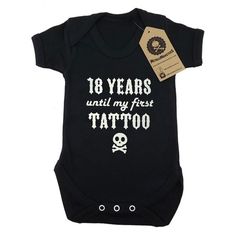 Alternative Baby Clothes, Punk Baby, Gothic Baby, Goth Baby, Baby Tattoos, Baby Vest, Second Baby, Baby Outfits, First Tattoo