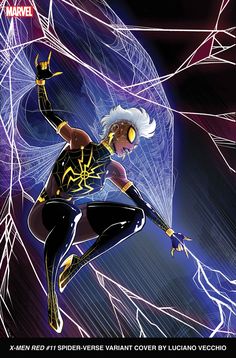 the cover to spider - man and the new mutants, featuring an image of a woman in