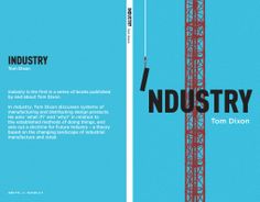 the back and front cover of an industrial brochure for tom dixon