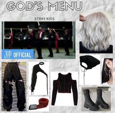 Stray Kids God's Menu Outfit, Pop Concert Outfit, Korean Fashion Kpop Inspired Outfits, Jung Somin, Kids Stage, Stray Kids Outfits, Kpop Concert Outfit, Korean Fashion Kpop, Preformance Outfits