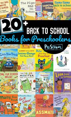 the back to school books for preschoolers