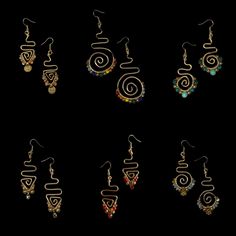 Wire Art Ideas, Selfmade Jewelry, Vacation Hair, Wire Jewellery, Diy Earring, Wire Wrapping Stones