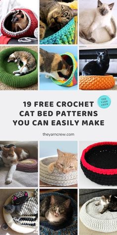 cat bed crochet patterns you can easily make