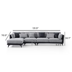 Palette Air Leather Sectional