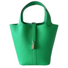 Brand New Hermes Vert Comics 18 New Color, Where To Find Comes In Box, Receipt, Test Bag Hermes Picotin, Canvas Rucksack, Frame Bag, Lv Handbags, Lady Grey, Hermes Bags, Canvas Pouch, Lv Bag, Black Tote Bag