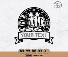 the logo for your text is shown in black and white with an image of two hands holding