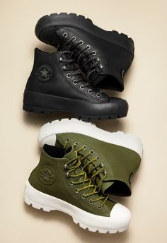 ​Winter GORE-TEX Lugged Chuck Taylor All Star Boot Womens HighTopShoe. Converse.com قلادات متدلية, Shoe Converse, Womens High Top Shoes, High Top Shoe, Star Boots, Fresh Shoes, Hype Shoes, Aesthetic Shoes, Women Sneakers