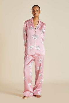 Silk Pyjama Set, Nightwear Fashion, Satin Pyjama, Olivia Von Halle, Luxury Loungewear, Camisole Set, Silk Pajama Set, Slip Dresses, Loungewear Luxury