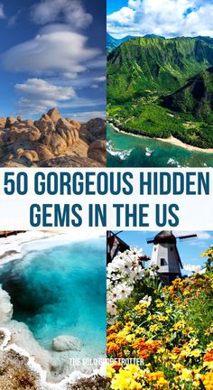 50 Best Hidden Gems in the US For Offbeat Travelers. From exotic coves to off-the-beaten reserve parks to gorgeous coastlines dotted with secluded beaches to beautiful lakes, small towns, and hiking trails, there are many secret vacation spots in the US you should check out to enjoy a holiday in the offbeat locations in the United States. Best Hiking Trips In The Us, Prettiest Vacation Spots, Hidden Vacation Spots United States, Backpacking Trips In Us, Amazing Places To Visit In The Us, Clearest Lakes In The Us, Best Hiking Spots In The Us, Best Hiking Places In The Us, Top 10 Places To Visit In The Us