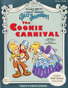 the cookie carnival book cover with an image of two cartoon characters