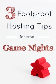 3 foolproof hosting tips for small game nights, including games to play with them