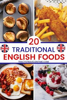 there are many different foods that can be found in the english food section on this page