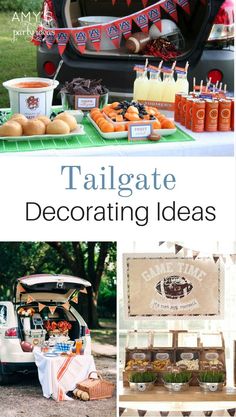 tailgate decorating ideas for an outdoor party