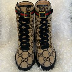 Gucci Tall Monogram Women Size 9 Never Worn. Gucci Boots Women, Neon Nike Shoes, Neon Nike, Shoes Game, Designer Things, Mindless Behavior, Gucci Boots, Luxury Shoes Women, Bob Braids