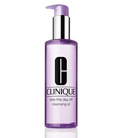 Clinique Take The Day Off™ Cleansing OilWhat It Is:A cleansing oil to immediately dissolve tenacious face makeup, oil, and impurities.What It Does:This powerful oil dissolves all traces of makeup and impurities.Recommended for all skin types, it easily glides on and rinses off cleanly with water, leaving no residue behind.Great To Know:Allergy Tested.100% Fragrance Free.This product has also been ophthalmologis Clinique Cleanser, Kylie Christmas, Best Cleansing Oil, Oil Face Cleansing, Clinique Take The Day Off, Clinique Skincare, Oil Based Cleanser, Pore Cleanser, Cleansing Milk