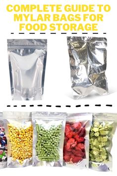 the complete guide to mylar bags for food storage