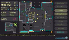 the floor plan for an apartment with parking spaces and garages on each side of the building